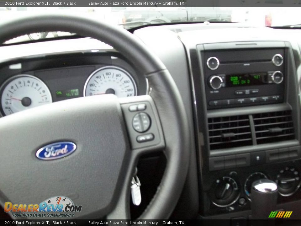 2010 Ford Explorer XLT Black / Black Photo #3
