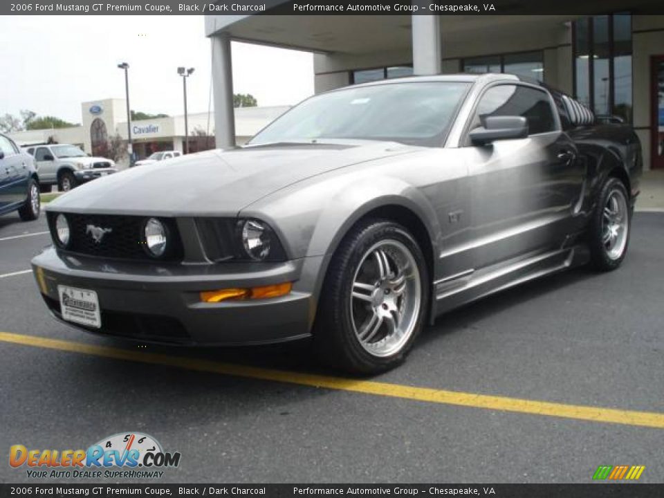2006 Ford Mustang GT Premium Coupe Black / Dark Charcoal Photo #1