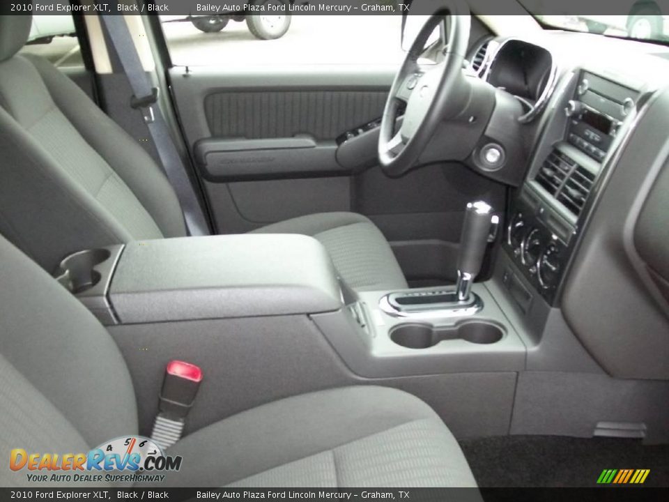 2010 Ford Explorer XLT Black / Black Photo #9