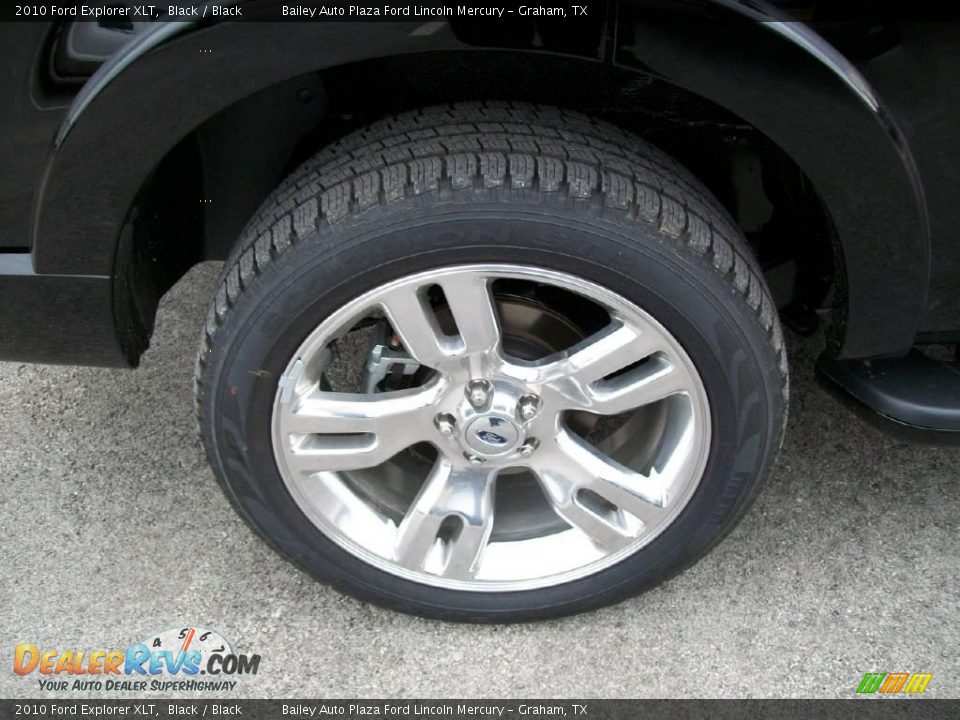 2010 Ford Explorer XLT Black / Black Photo #10