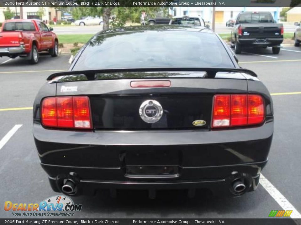 2006 Ford Mustang GT Premium Coupe Black / Dark Charcoal Photo #4