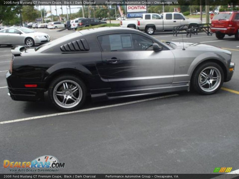 2006 Ford Mustang GT Premium Coupe Black / Dark Charcoal Photo #6