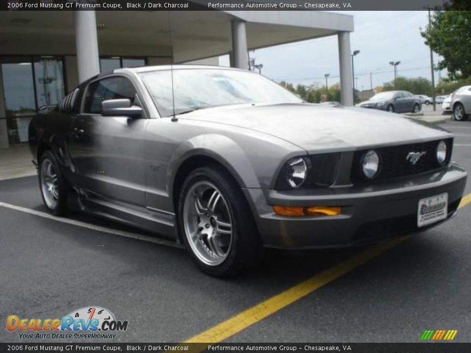 2006 Ford Mustang GT Premium Coupe Black / Dark Charcoal Photo #7