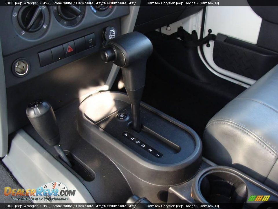 2008 Jeep Wrangler X 4x4 Stone White / Dark Slate Gray/Medium Slate Gray Photo #13