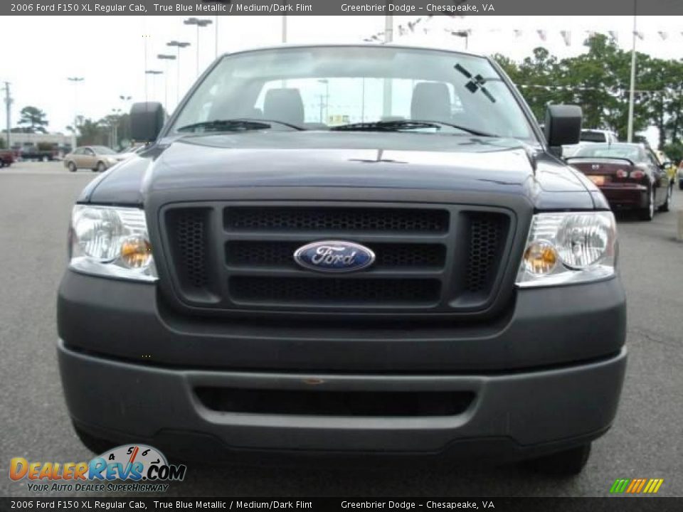 2006 Ford F150 XL Regular Cab True Blue Metallic / Medium/Dark Flint Photo #8
