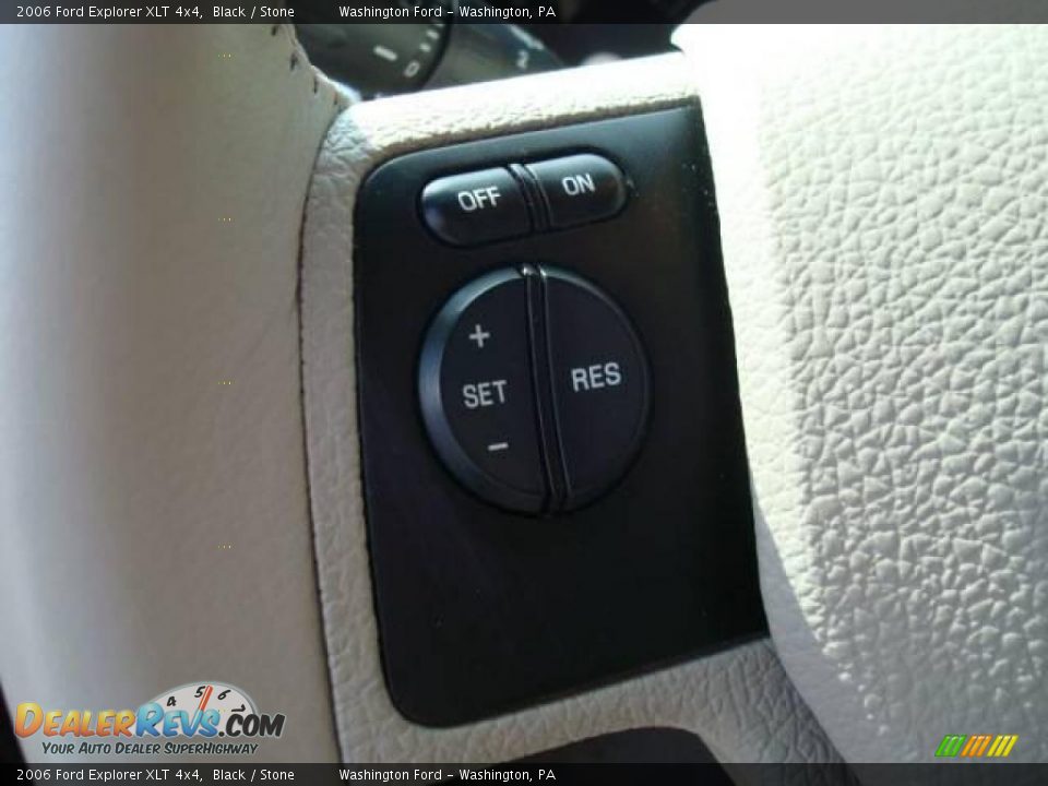 2006 Ford Explorer XLT 4x4 Black / Stone Photo #17
