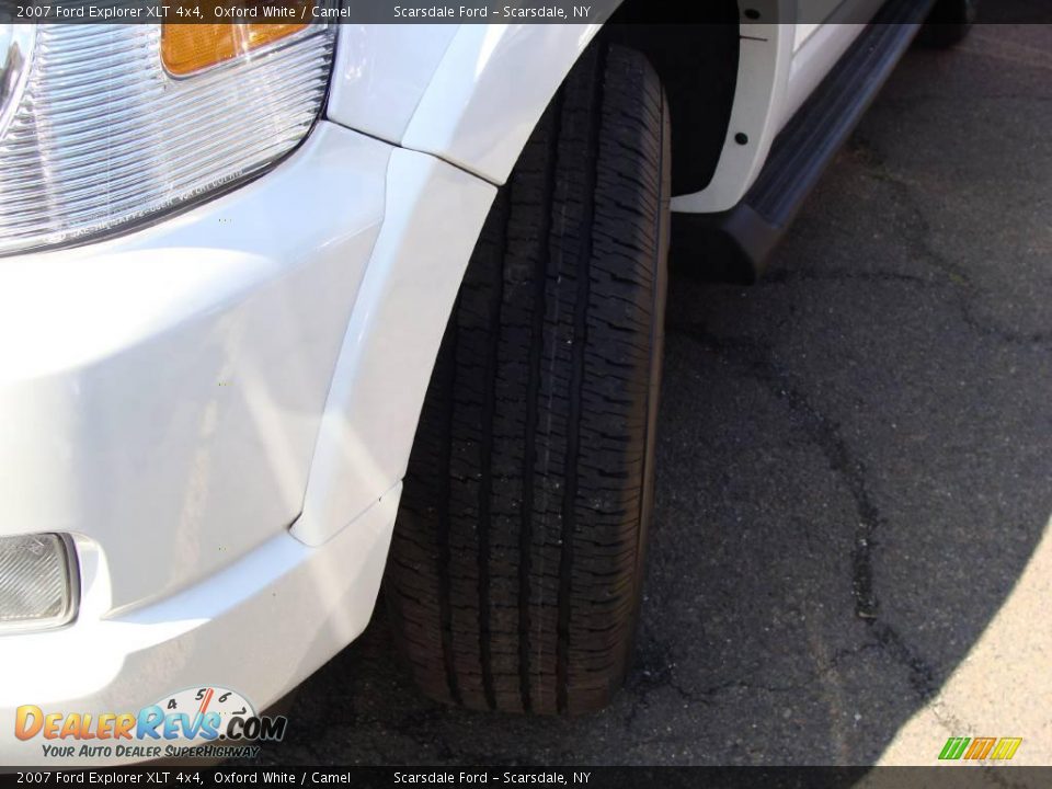 2007 Ford Explorer XLT 4x4 Oxford White / Camel Photo #8