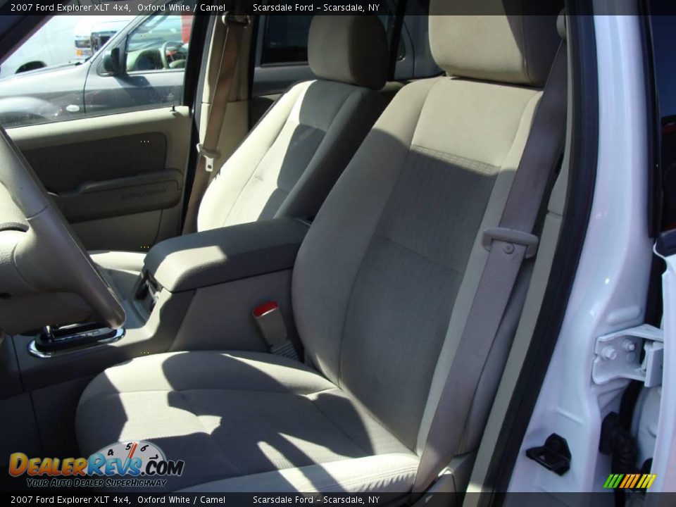 2007 Ford Explorer XLT 4x4 Oxford White / Camel Photo #13