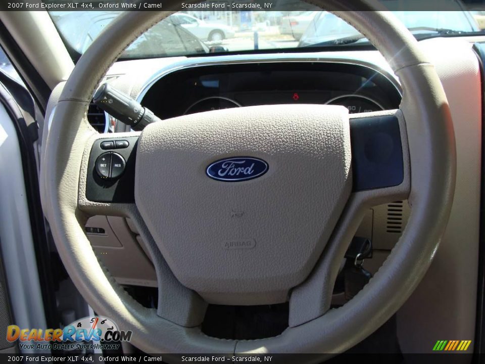 2007 Ford Explorer XLT 4x4 Oxford White / Camel Photo #19
