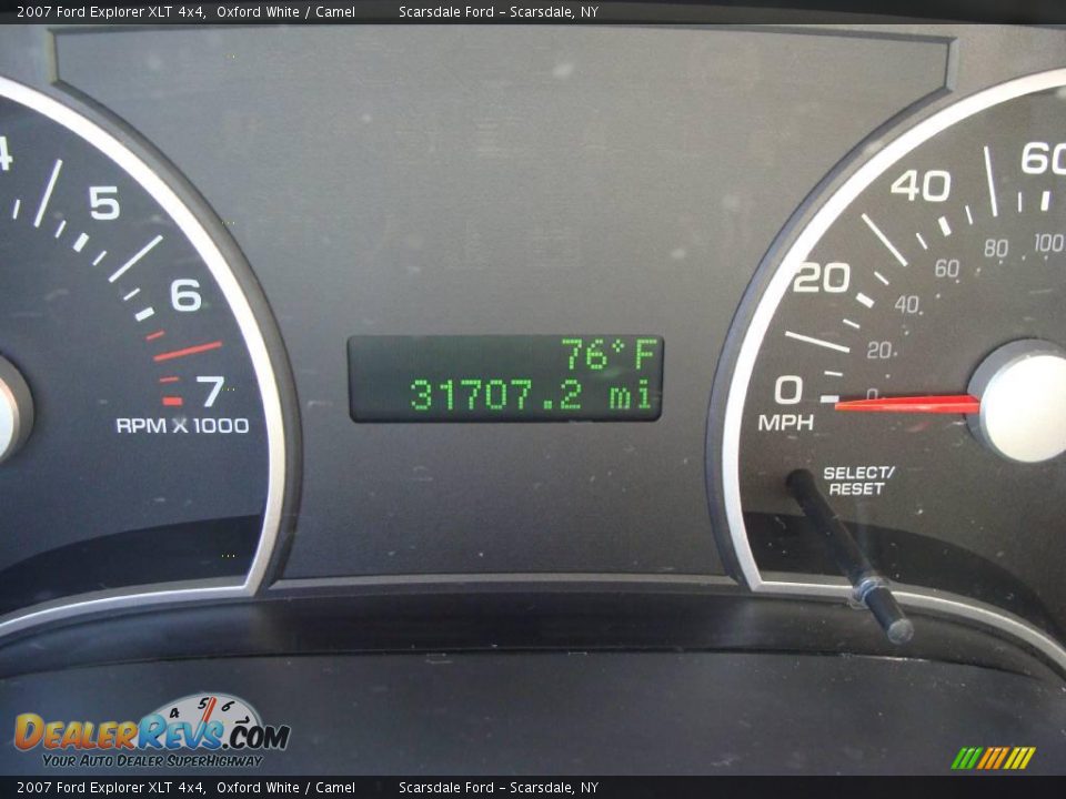 2007 Ford Explorer XLT 4x4 Oxford White / Camel Photo #23