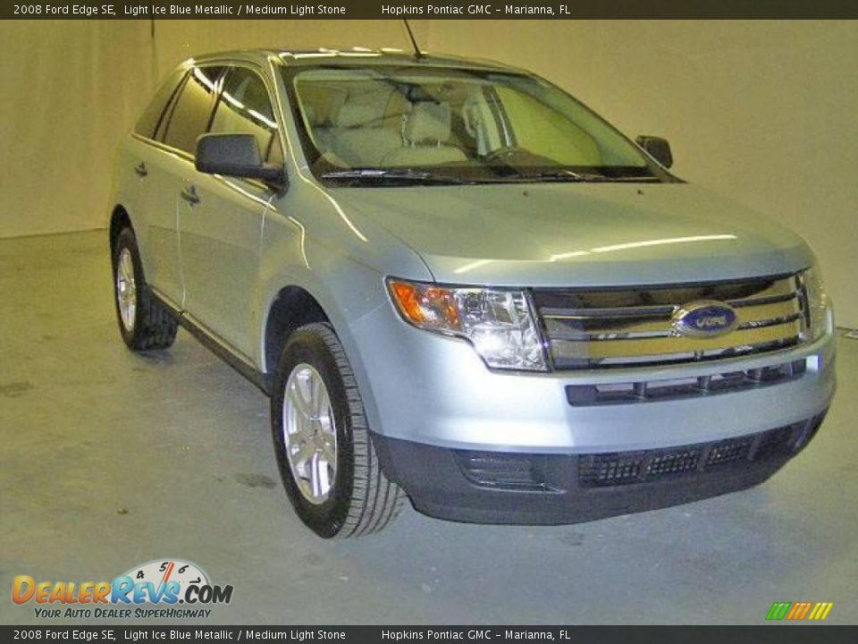 2008 Ford Edge SE Light Ice Blue Metallic / Medium Light Stone Photo #2