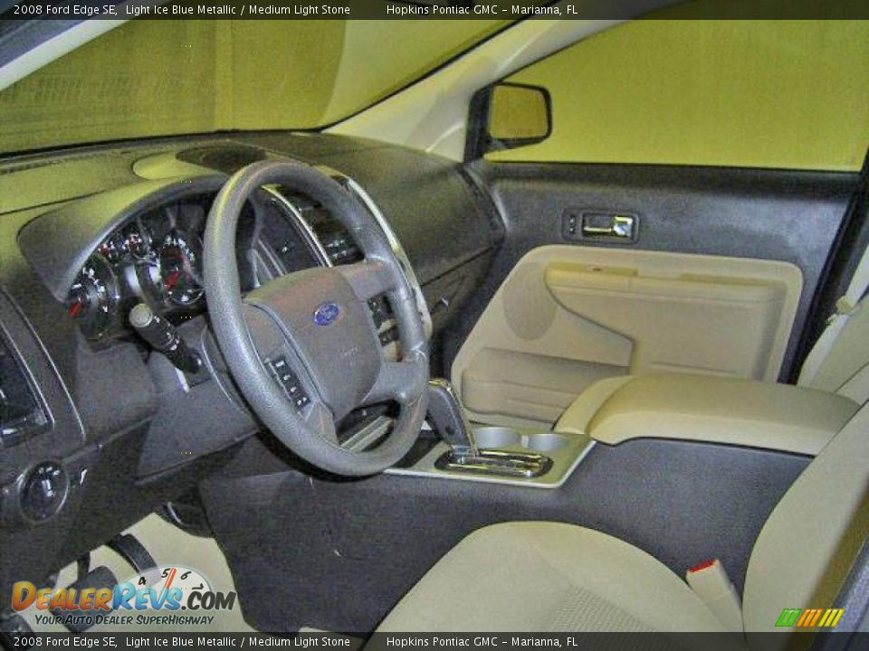 2008 Ford Edge SE Light Ice Blue Metallic / Medium Light Stone Photo #11
