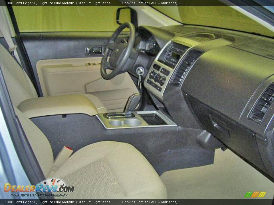 2008 Ford Edge SE Light Ice Blue Metallic / Medium Light Stone Photo #12