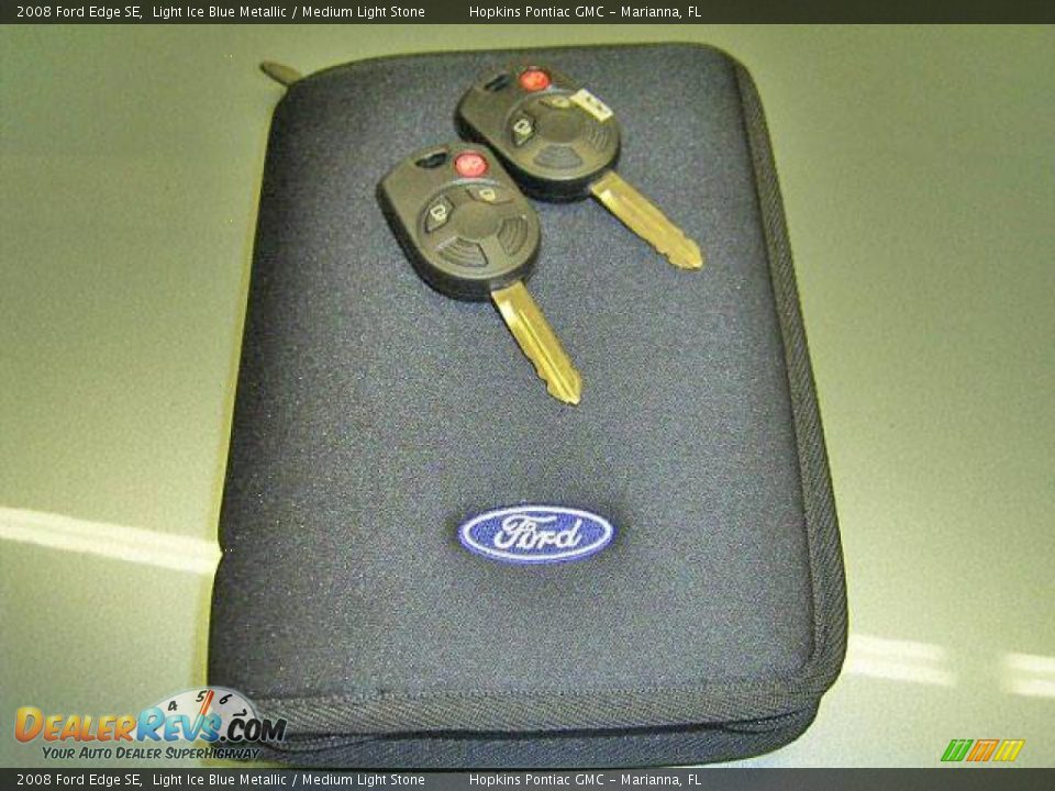 2008 Ford Edge SE Light Ice Blue Metallic / Medium Light Stone Photo #13