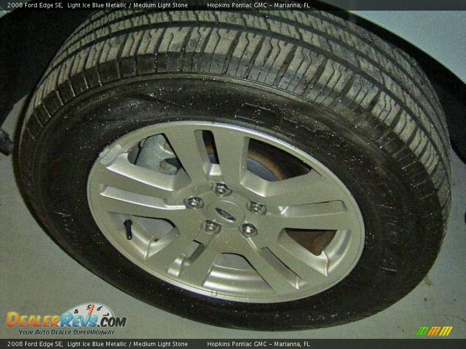 2008 Ford Edge SE Light Ice Blue Metallic / Medium Light Stone Photo #15