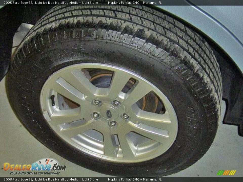 2008 Ford Edge SE Light Ice Blue Metallic / Medium Light Stone Photo #17