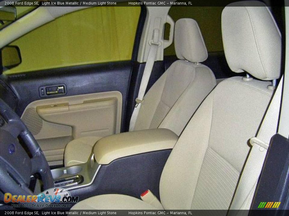 2008 Ford Edge SE Light Ice Blue Metallic / Medium Light Stone Photo #27