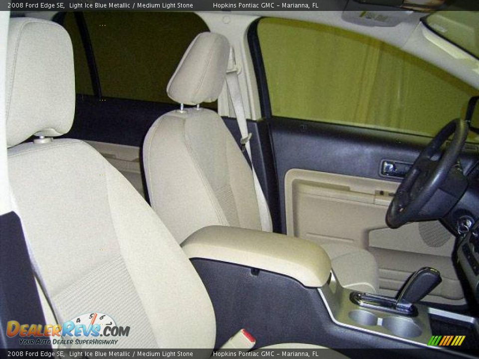 2008 Ford Edge SE Light Ice Blue Metallic / Medium Light Stone Photo #28