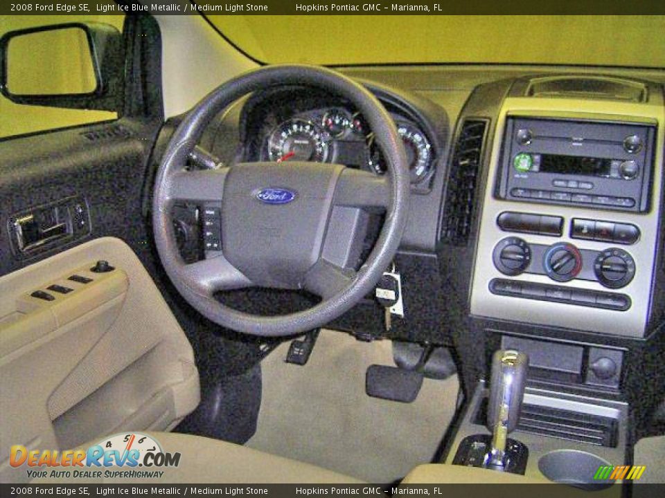 2008 Ford Edge SE Light Ice Blue Metallic / Medium Light Stone Photo #30