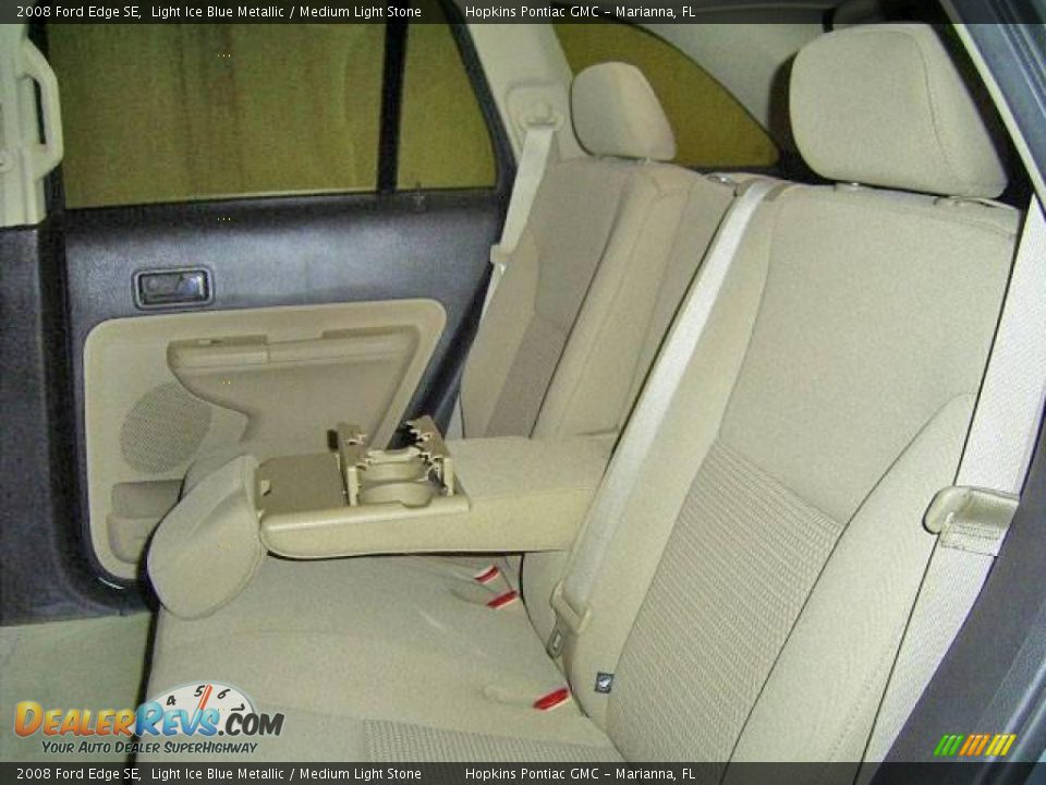 2008 Ford Edge SE Light Ice Blue Metallic / Medium Light Stone Photo #35