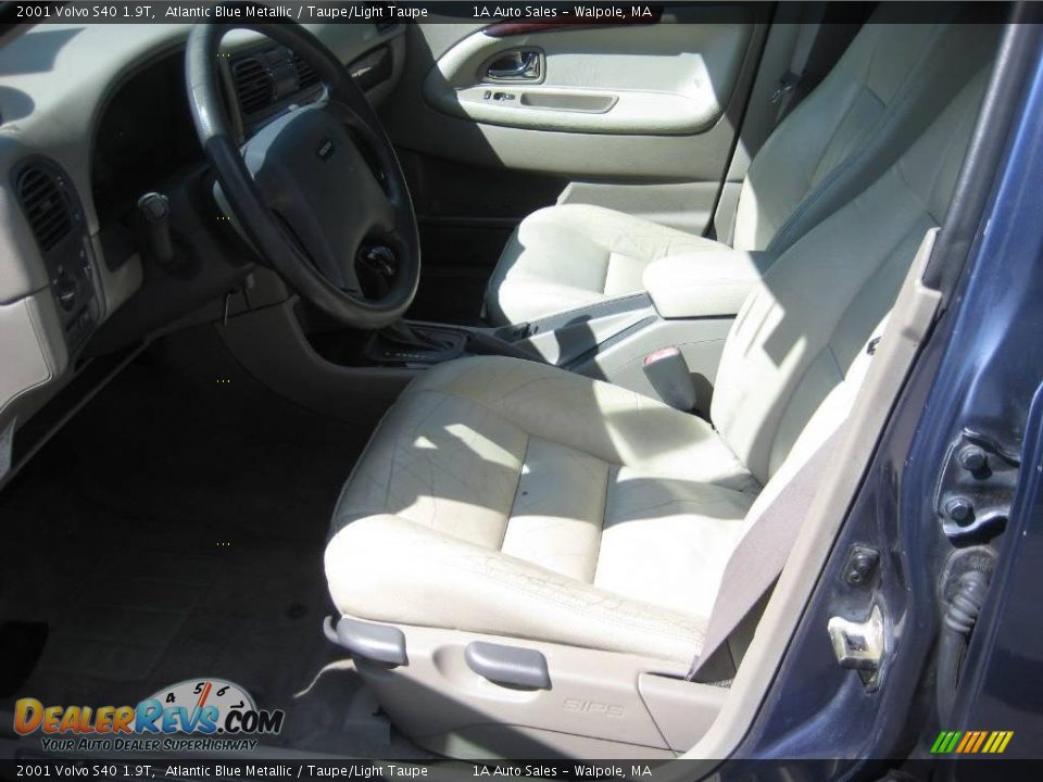 2001 Volvo S40 1.9T Atlantic Blue Metallic / Taupe/Light Taupe Photo #3