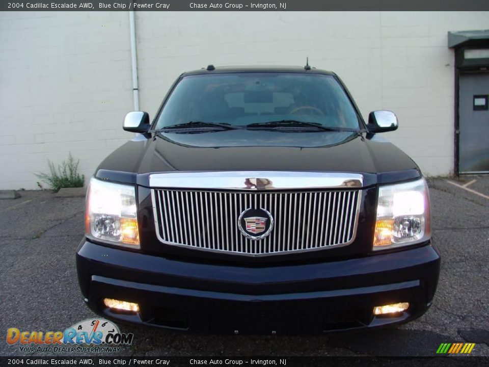 2004 Cadillac Escalade AWD Blue Chip / Pewter Gray Photo #4