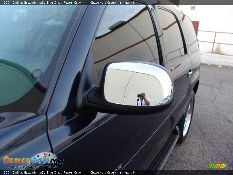 2004 Cadillac Escalade AWD Blue Chip / Pewter Gray Photo #11