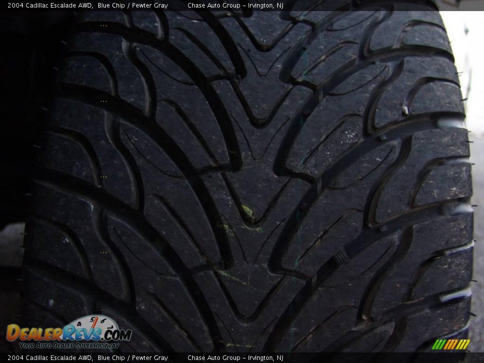 2004 Cadillac Escalade AWD Blue Chip / Pewter Gray Photo #14