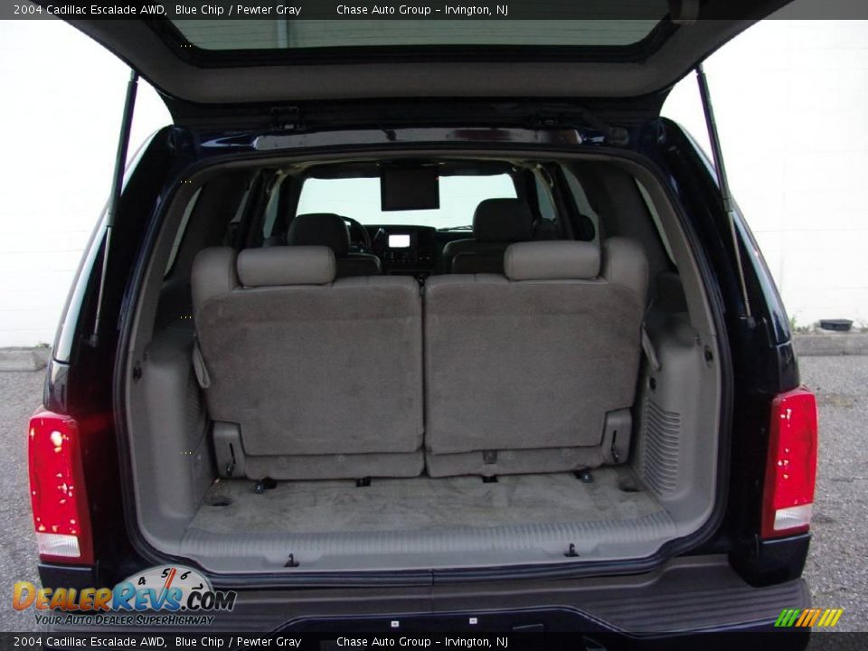 2004 Cadillac Escalade AWD Blue Chip / Pewter Gray Photo #16