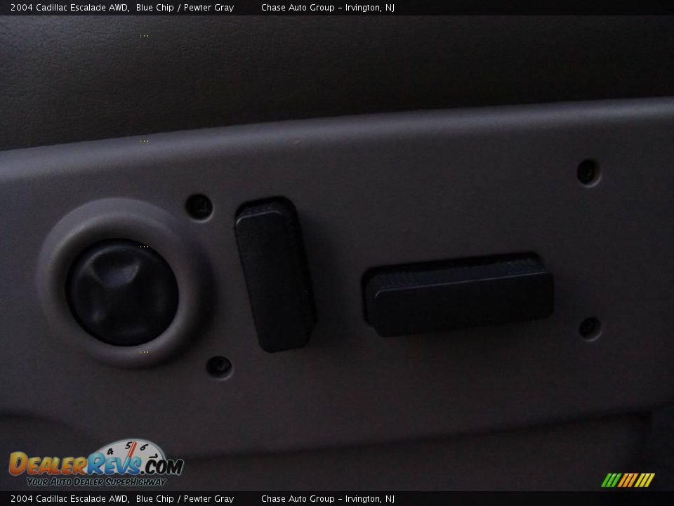 2004 Cadillac Escalade AWD Blue Chip / Pewter Gray Photo #23
