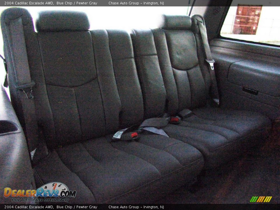 2004 Cadillac Escalade AWD Blue Chip / Pewter Gray Photo #26