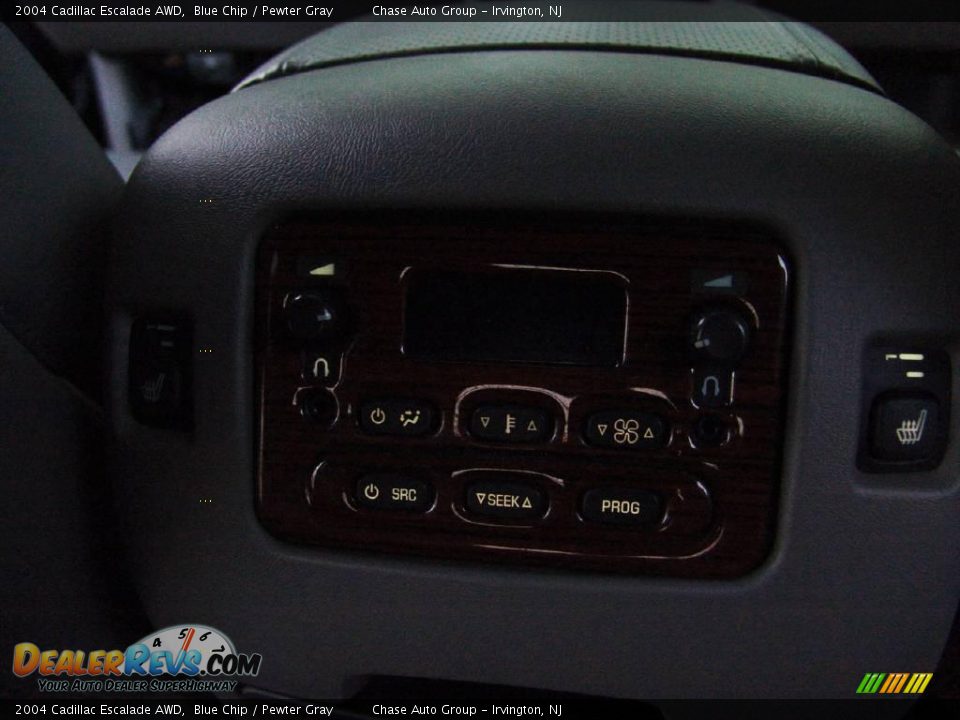 2004 Cadillac Escalade AWD Blue Chip / Pewter Gray Photo #28