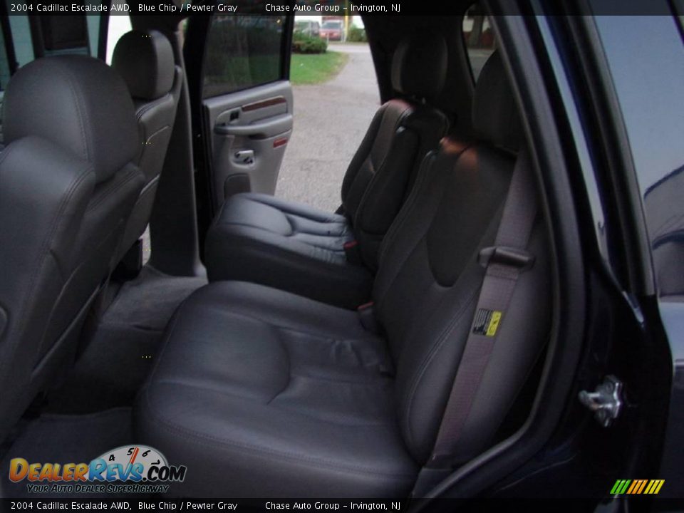 2004 Cadillac Escalade AWD Blue Chip / Pewter Gray Photo #29