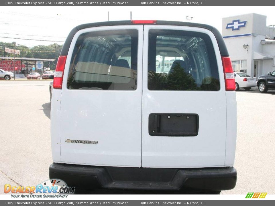 2009 Chevrolet Express 2500 Cargo Van Summit White / Medium Pewter Photo #6