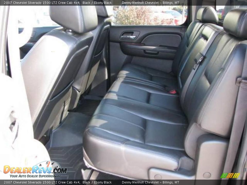 2007 Chevrolet Silverado 1500 LTZ Crew Cab 4x4 Black / Ebony Black Photo #10