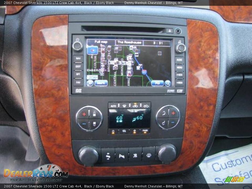 2007 Chevrolet Silverado 1500 LTZ Crew Cab 4x4 Black / Ebony Black Photo #14