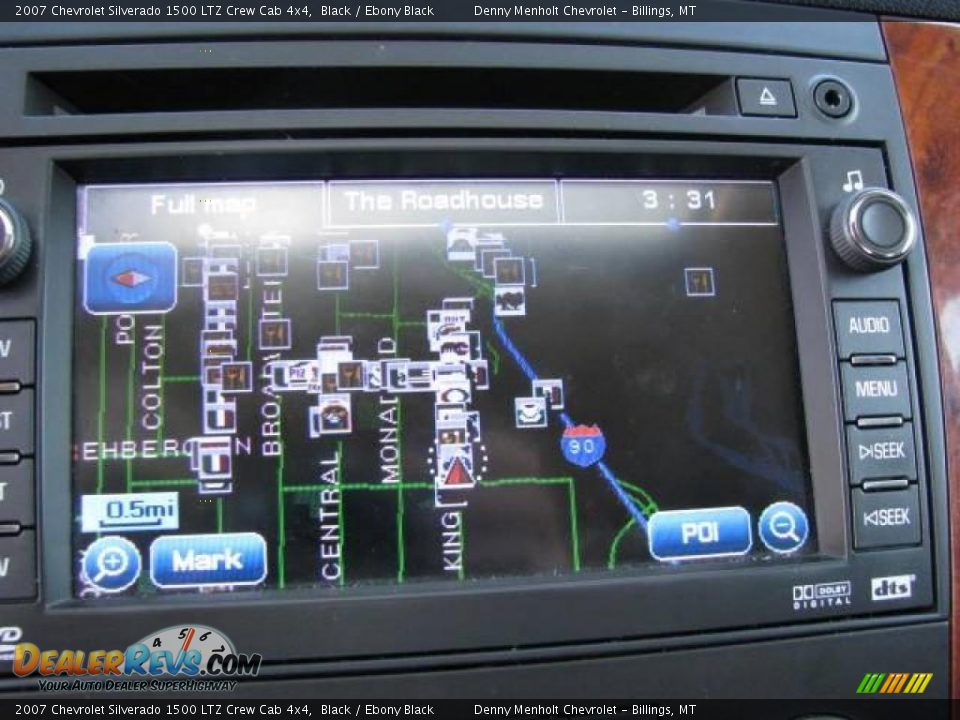 2007 Chevrolet Silverado 1500 LTZ Crew Cab 4x4 Black / Ebony Black Photo #15