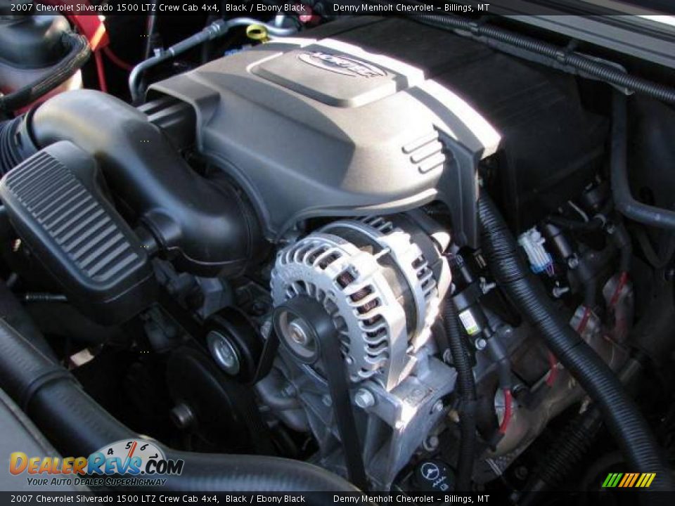 2007 Chevrolet Silverado 1500 LTZ Crew Cab 4x4 Black / Ebony Black Photo #17