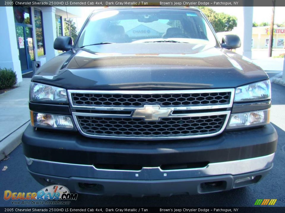 2005 Chevrolet Silverado 2500HD LS Extended Cab 4x4 Dark Gray Metallic / Tan Photo #3