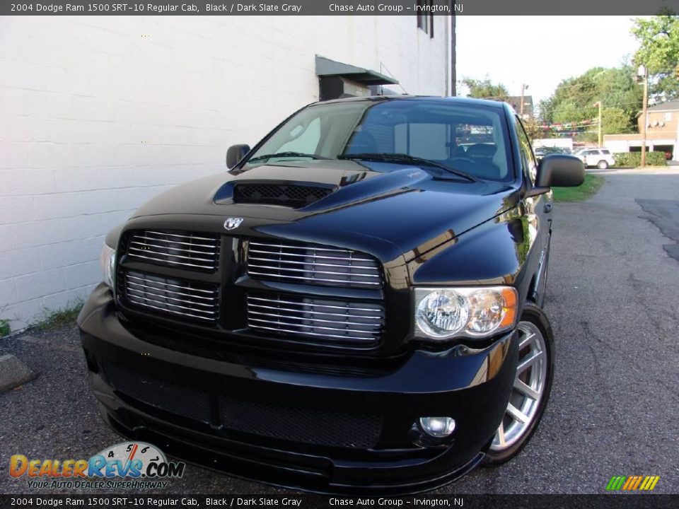 2004 Dodge Ram 1500 SRT-10 Regular Cab Black / Dark Slate Gray Photo #1