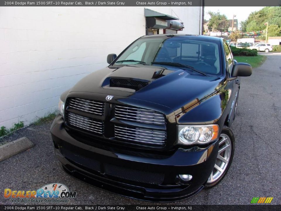 2004 Dodge Ram 1500 SRT-10 Regular Cab Black / Dark Slate Gray Photo #2