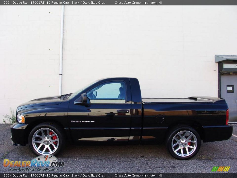2004 Dodge Ram 1500 SRT-10 Regular Cab Black / Dark Slate Gray Photo #3