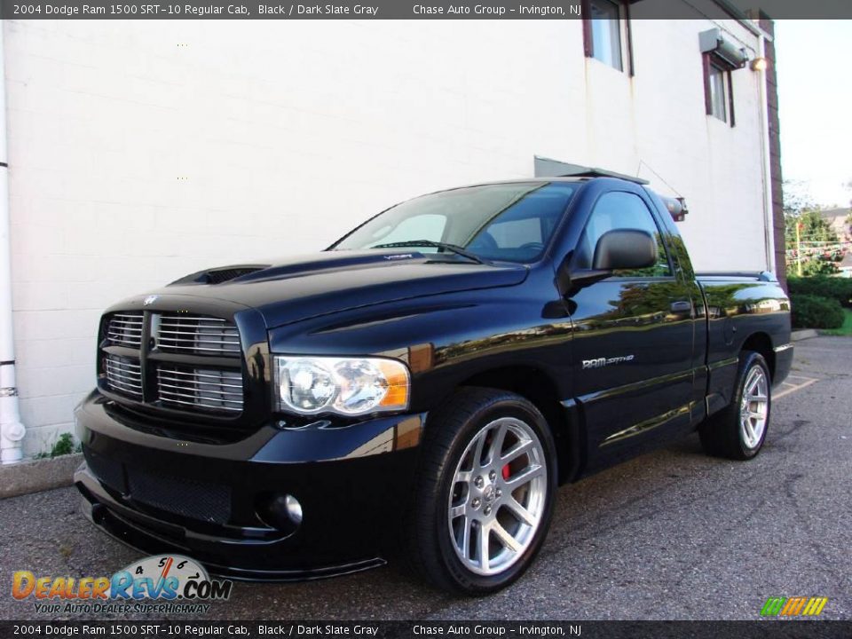 2004 Dodge Ram 1500 SRT-10 Regular Cab Black / Dark Slate Gray Photo #4