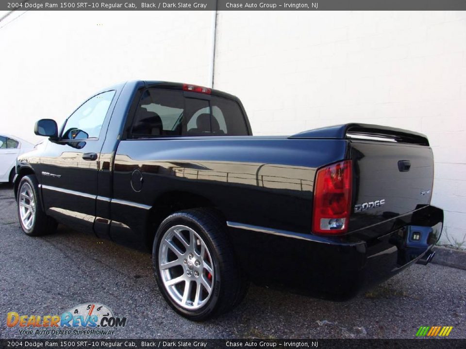 2004 Dodge Ram 1500 SRT-10 Regular Cab Black / Dark Slate Gray Photo #5