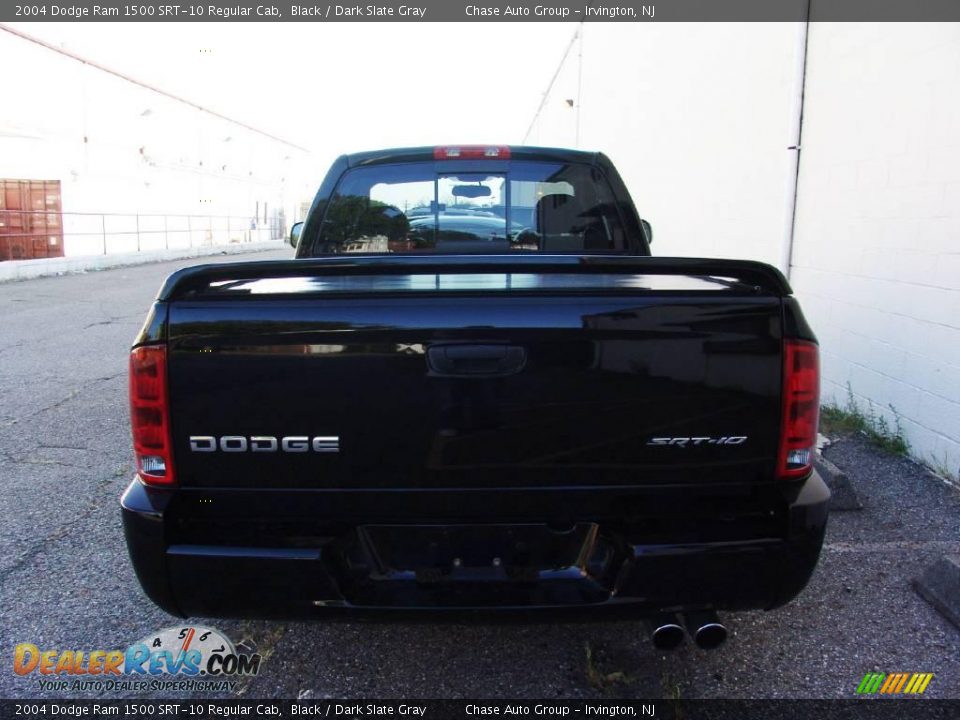 2004 Dodge Ram 1500 SRT-10 Regular Cab Black / Dark Slate Gray Photo #6
