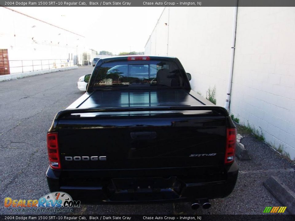 2004 Dodge Ram 1500 SRT-10 Regular Cab Black / Dark Slate Gray Photo #7