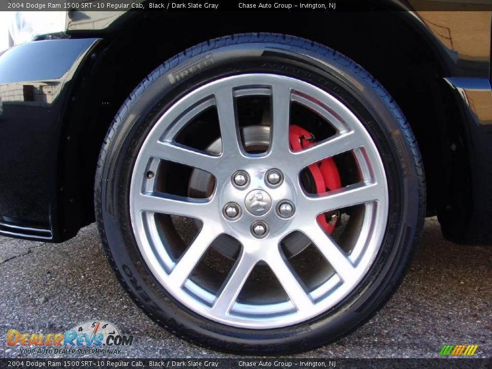 2004 Dodge Ram 1500 SRT-10 Regular Cab Black / Dark Slate Gray Photo #17