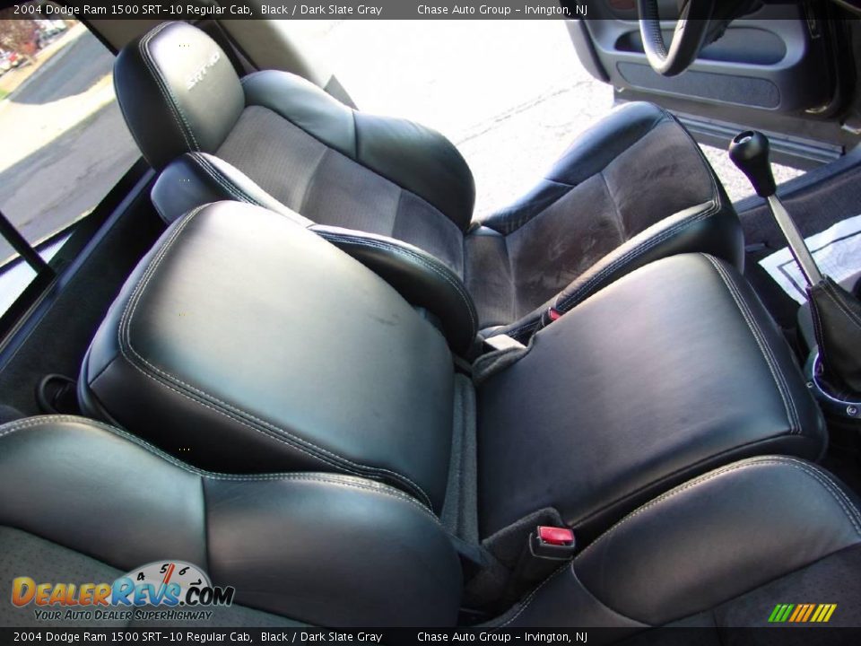 2004 Dodge Ram 1500 SRT-10 Regular Cab Black / Dark Slate Gray Photo #23