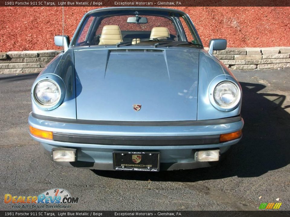 Light Blue Metallic 1981 Porsche 911 SC Targa Photo #8