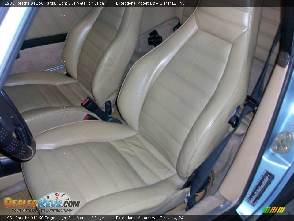 Front Seat of 1981 Porsche 911 SC Targa Photo #11